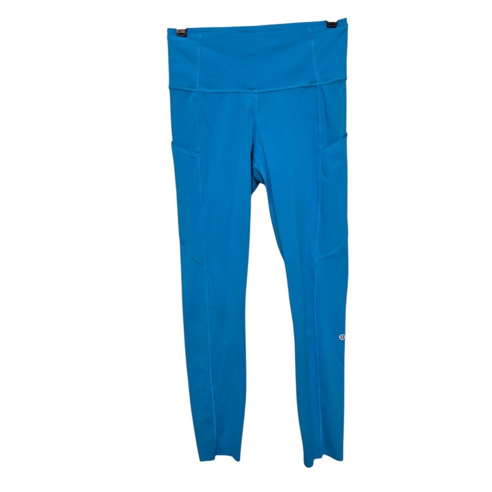 Lululemon Leggings Womens Size 6 Fast & Free Athleisure Yoga Blue